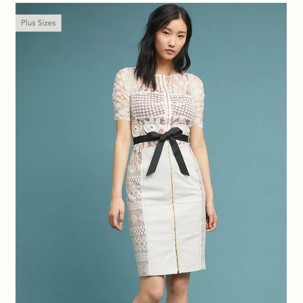 Anthropologie's Byron Lars Carissima Sheath Dress Size 4